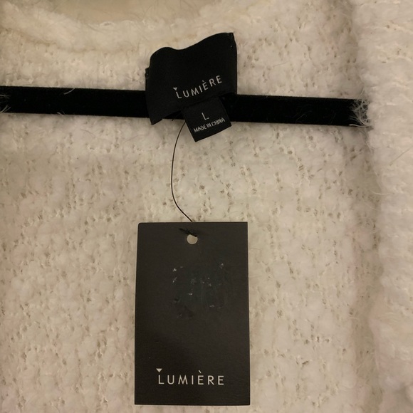 Lumiere Fuzzy Long Cardigan - size large. - Picture 2 of 7